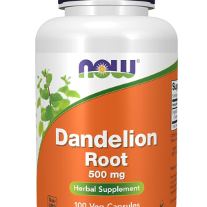 Dandelion Root 500 mg 100 Veg Capsules